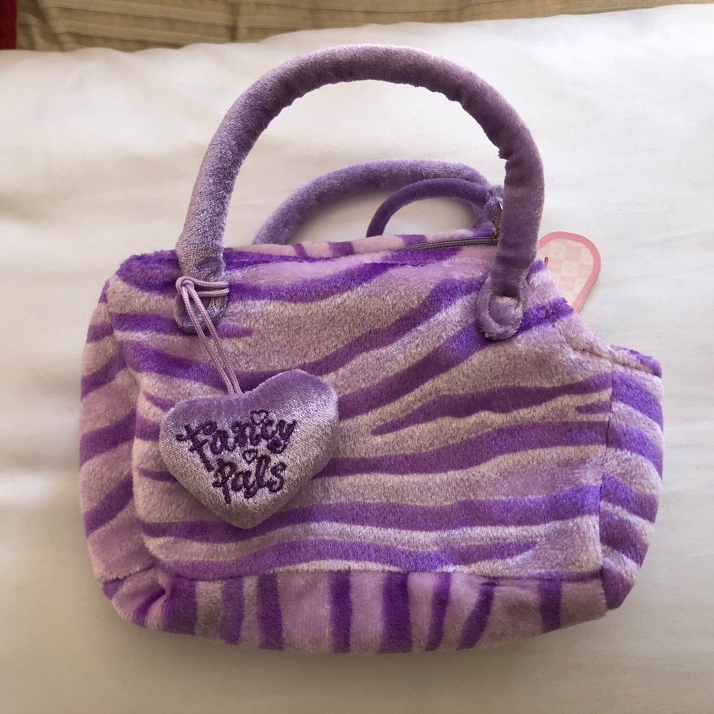 Carrier purse purple pink